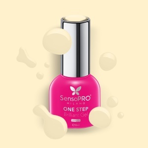 Oja Semipermanenta One Step Brilliant Gel SensoPRO Milano - #49 Millenial Cashmere, 8ml - Img 2