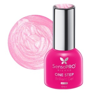 Oja Semipermanenta One Step Brilliant Gel SensoPRO Milano - #72 Fairy Tale, 8ml