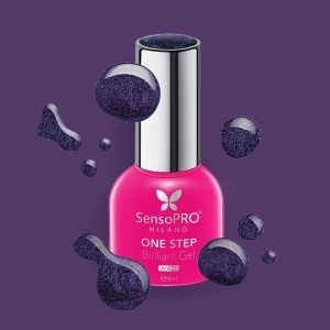 Oja Semipermanenta One Step Brilliant Gel SensoPRO Milano - #89 Best Jeweles, 8ml - Img 2