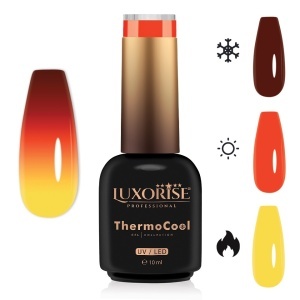 Oja Semipermanenta Termica 3 Culori LUXORISE ThermoCool, Misty Moon 10ml