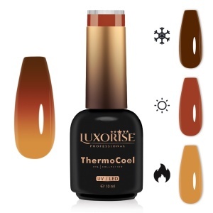 Oja Semipermanenta Termica 3 Culori LUXORISE ThermoCool, Vivid Thrill 10ml
