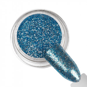 Pigment Unghii LUXORISE Platinum, Dazzling Sapphire - Img 2