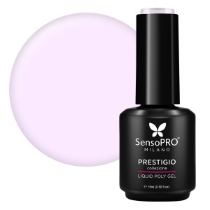 Polygel Lichid SensoPRO Milano PRESTIGIO, Lilac Mirage, 15ml