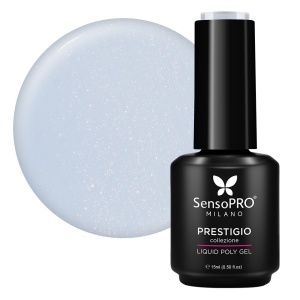 Polygel Lichid SensoPRO Milano PRESTIGIO, Soft Grey, 15ml