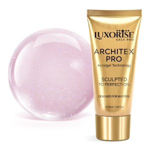 Polygel LUXORISE ARCHITEX PRO - Intense Elegance Collection, Rose Éclat, 50ml
