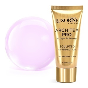 Polygel LUXORISE ARCHITEX PRO - Pure Perfection Collection, Milky Pink, 15ml