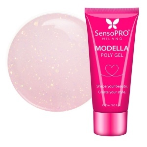 Polygel MODELLA SensoPRO Milano - Rosé Veil, 15ml