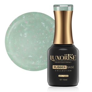 Rubber Base LUXORISE Glamour Collection, Teal Heart 15ml