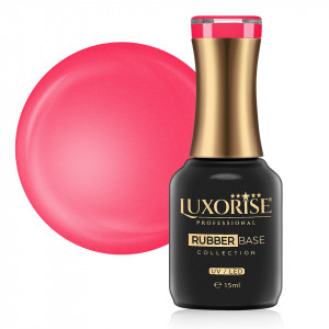 Rubber Base LUXORISE Neon City Collection, Flamingo 15ml