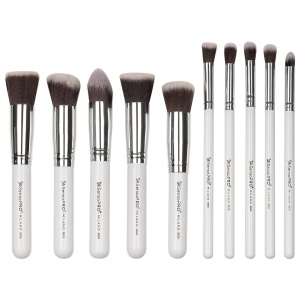 Set 10 Pensule Machiaj Profesionale SensoPRO Milano, Classy White + CADOU - Img 1