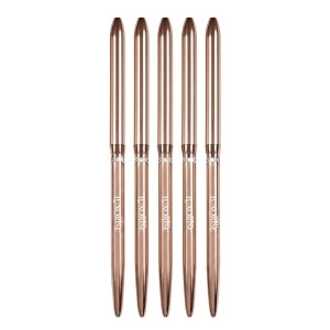 Set 5 Pensule Manichiura Nail Art & Constructie Unghii LUXORISE, Rose Gold - Img 4
