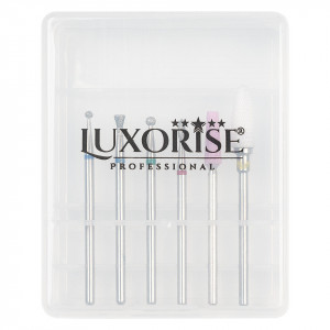 Set 6 Capete Freza Unghii LUXORISE #06 - Img 2