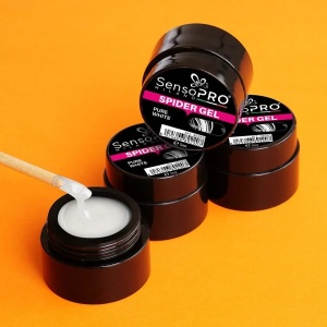 Spider Gel SensoPRO Milano Pure White, 5 ml - Img 4
