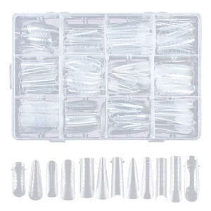 Tipsuri Reutilizabile REVOMAX Shape It All LUXORISE pentru Polygel si Gel, 288 buc - Img 5