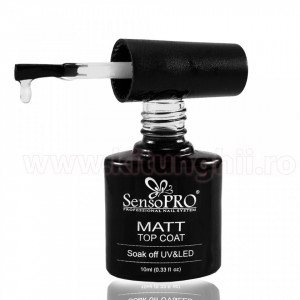 Top Coat Matt Oja Semipermanenta SensoPRO 10 ml - Img 2