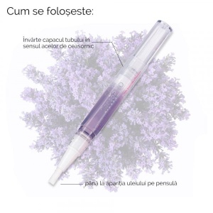 Ulei Cuticule Stilou cu Lavanda SensoPRO Milano, Tratament Unghii - Img 2