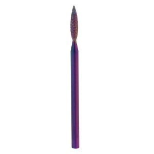 Capat Freza Unghii Diamant Cuticule LUXORISE Rainbow Cone, duritate medie #253 - Img 2