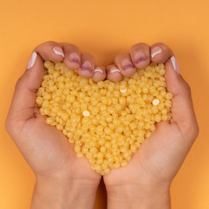 Ceara Epilat Elastica Granule cu Miere de Albine SensoPRO - 500g - Img 2