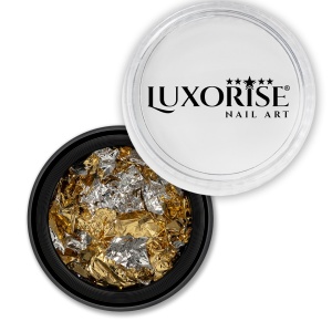 Foita Unghii Unique Gold & Silver #03, LUXORISE - Img 2