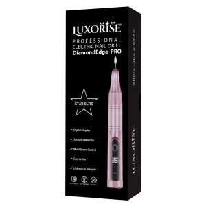 Freza Unghii Portabila DiamondEdge PRO 35.000 RPM - LUXORISE, Grey - Img 2