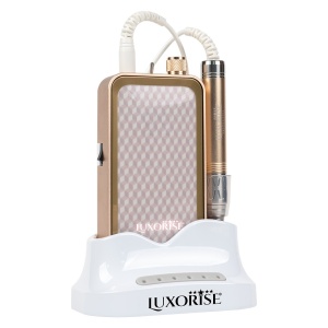 Freza Unghii Portabila QuantumX Elite 35.000RPM - LUXORISE, Gold - Img 3