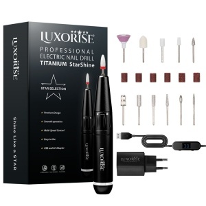 Freza Unghii Portabila Titanium StarShine - LUXORISE, Black - Img 4