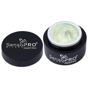 Gel Constructie Unghii Expert Line SensoPRO Milano - Champagne Bubbles 15ml - Img 2