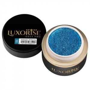 Gel Pictura Unghii LUXORISE Perfect Line - Blue Glam, 5ml - Img 3