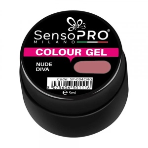 Gel UV Colorat Nude Diva 5ml, SensoPRO Milano - Img 3