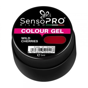 Gel UV Colorat Wild Cherries 5ml, SensoPRO Milano - Img 2