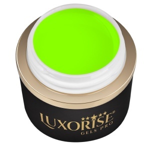 Gel UV Constructie Unghii RevoFlex Neon LUXORISE 15ml, Yellow - Img 3