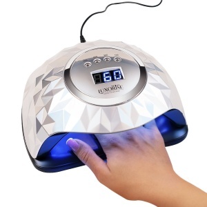 Lampa UV LED Unghii 220W EclatDiamond PRO - LUXORISE, Silver - Img 2