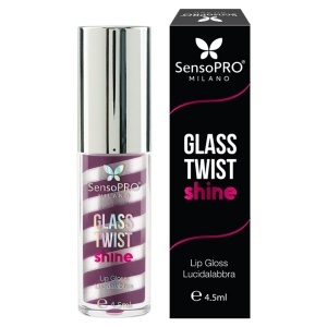 Luciu de buze Glass Twist Shine SensoPRO Milano, Silver Plum - Img 5