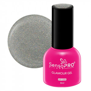 Oja Semipermanenta Glamour Gel SensoPRO Milano - #111 Forever Diamonds, 8ml