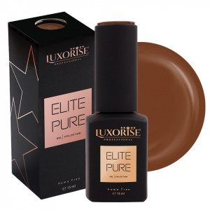 Oja Semipermanenta Hema Free ELITE PURE LUXORISE - Velvety Cocoa, 15ml