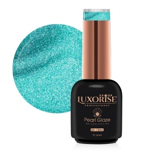 Oja Semipermanenta LUXORISE Pearl Glaze - Emerald Silk, 10ml