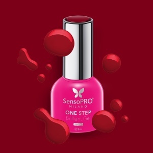 Oja Semipermanenta One Step Brilliant Gel SensoPRO Milano - #08 Retro Queen, 8ml - Img 2