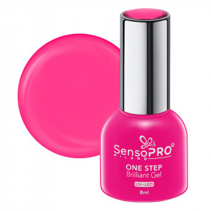 Oja Semipermanenta One Step Brilliant Gel SensoPRO Milano - #101 Party Cocktail, 8ml