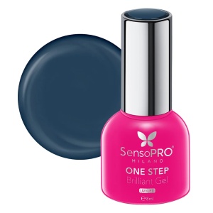 Oja Semipermanenta One Step Brilliant Gel SensoPRO Milano - #58 Blueberry Macarons, 8ml