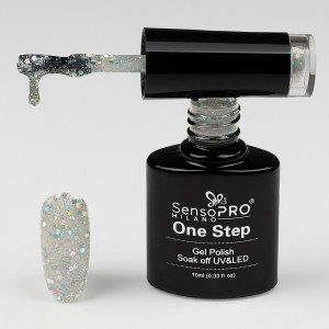 Oja Semipermanenta SensoPRO Milano One Step Jewelry Glow #028, 10ml - Img 2