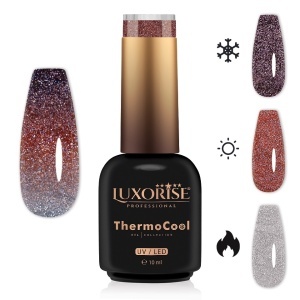 Oja Semipermanenta Termica 3 Culori LUXORISE ThermoCool, Future Spark 10ml