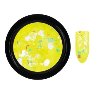 Paiete Unghii Neon Fluorescent LUXORISE, Lime - Img 3