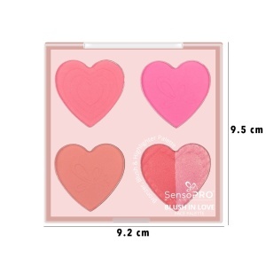 Paleta Multifunctionala Blush in Love SensoPRO Milano, Rosy Rebel - Img 5