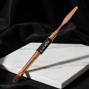 Pensula Polygel cu Spatula LUXORISE Pro Sculpt Duo - Img 2
