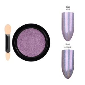 Pigment Unghii LUXORISE Laser, Violet Sparkle - Img 3