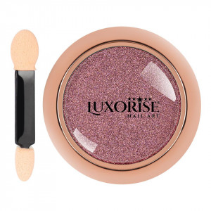 Pigment Unghii LUXORISE Mirror Powder, Rose Gold - Img 3