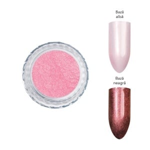 Pigment Unghii Pearl LUXORISE, Flamingo Sparkle - Img 3