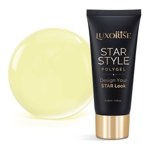 Polygel LUXORISE STAR STYLE - STAR DREAM Collection, Solar Rush, 30ml