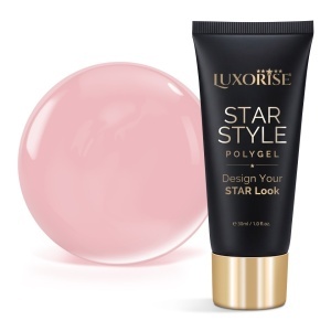 Polygel LUXORISE STAR STYLE - STAR NUDE Collection, Nude Kiss, 30ml