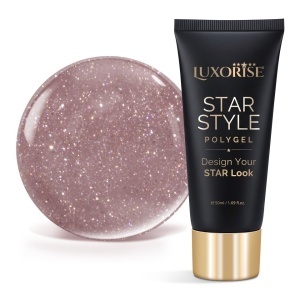 Polygel LUXORISE STAR STYLE - STAR SIGNATURE Collection, Bronze Whisper, 50ml